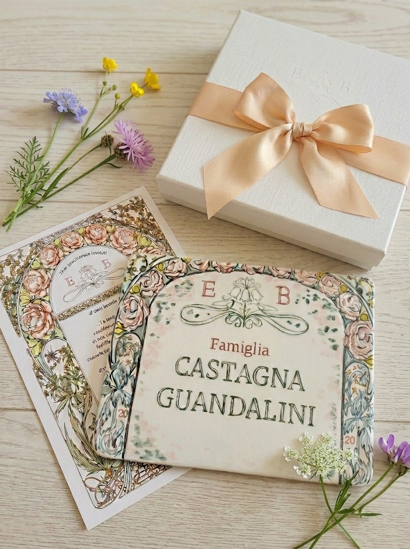 Targa ricordo coordinata