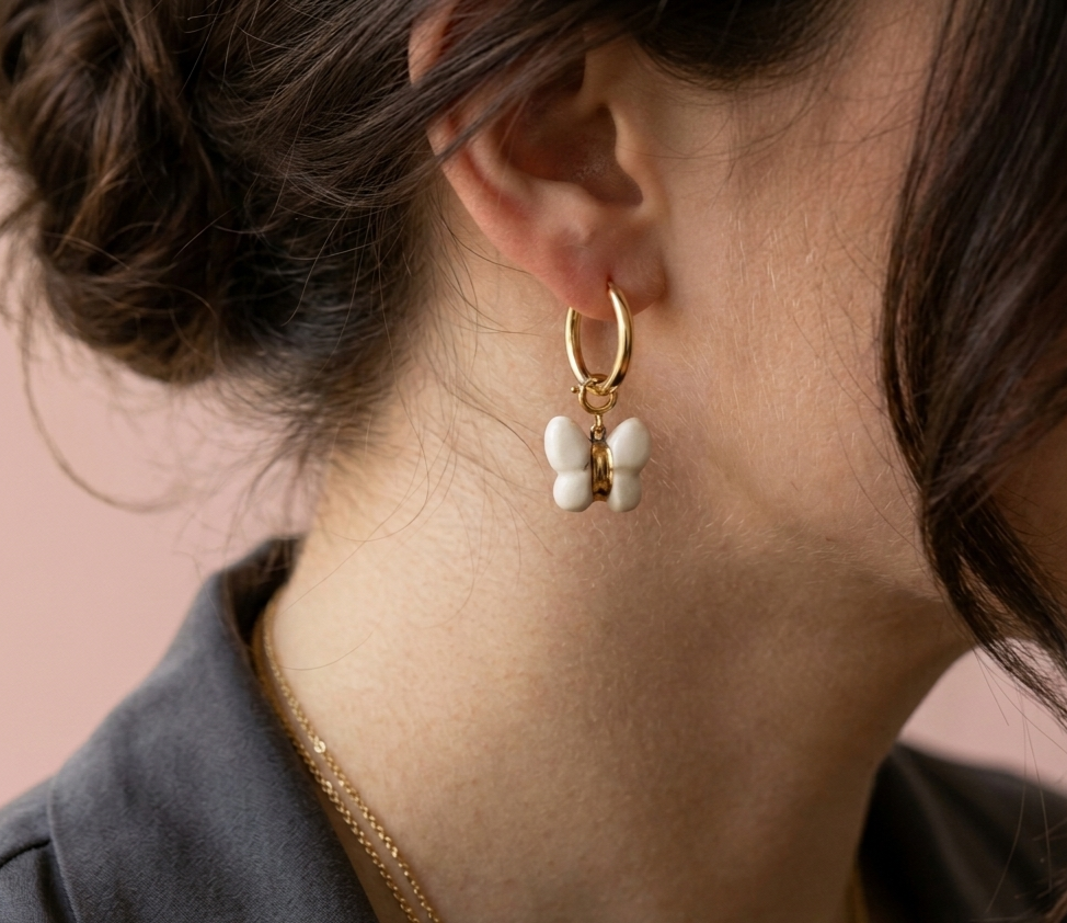 Farfallina bella e bianca