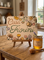 Targa casa in fiore